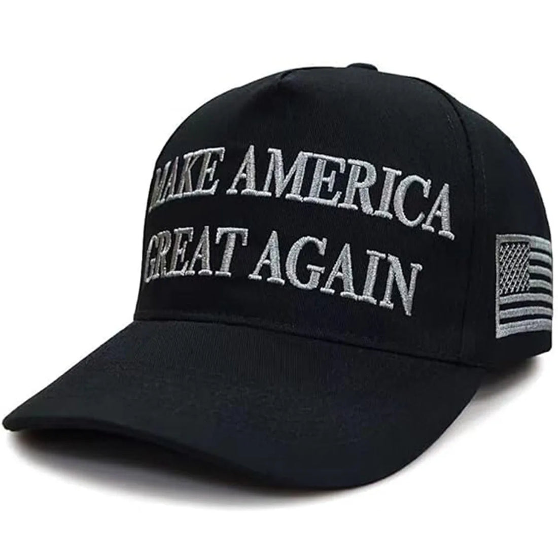 Hat Donald Trump 45-47 Never Surrender Maga Hat Trump 2024 Hat American Embroidery Adjustable Baseball Cap Black, Black