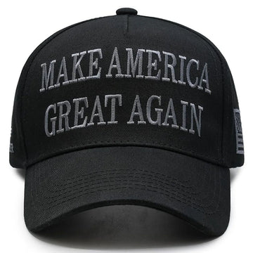 Hat Donald Trump 45-47 Never Surrender Maga Hat Trump 2024 Hat American Embroidery Adjustable Baseball Cap Black, Black