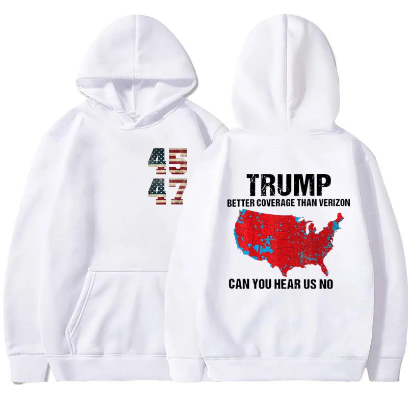 Trump 45 47 Oversized Hoodie, Save America 2024